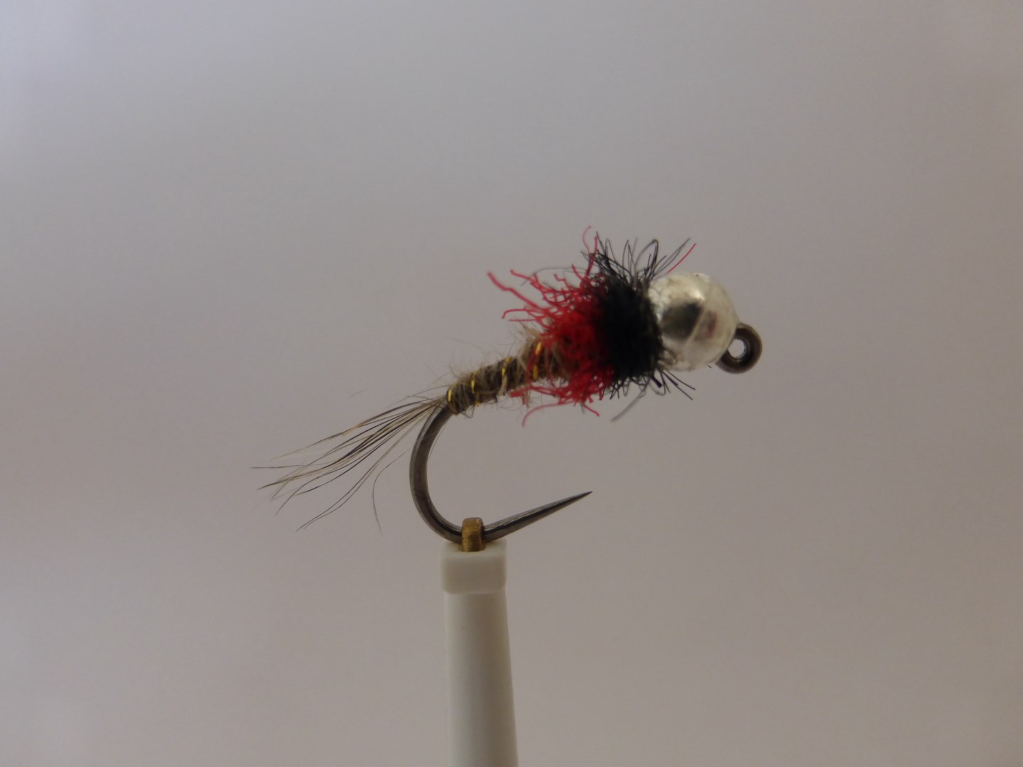 Size 12 Tungsten Hare,s Ear Silver - Barbless
